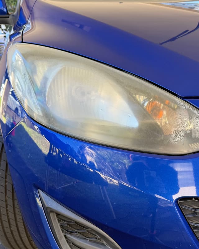 Headlights Before & After - Before
